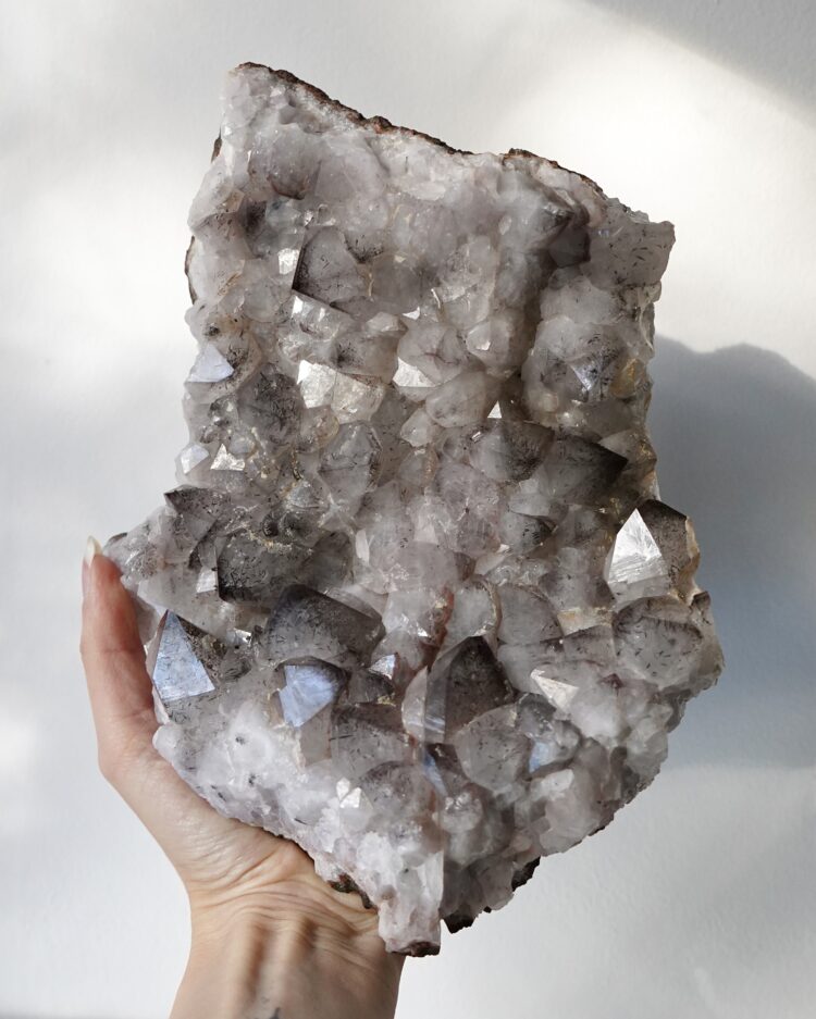Large Goethite included Lilac Amethyst