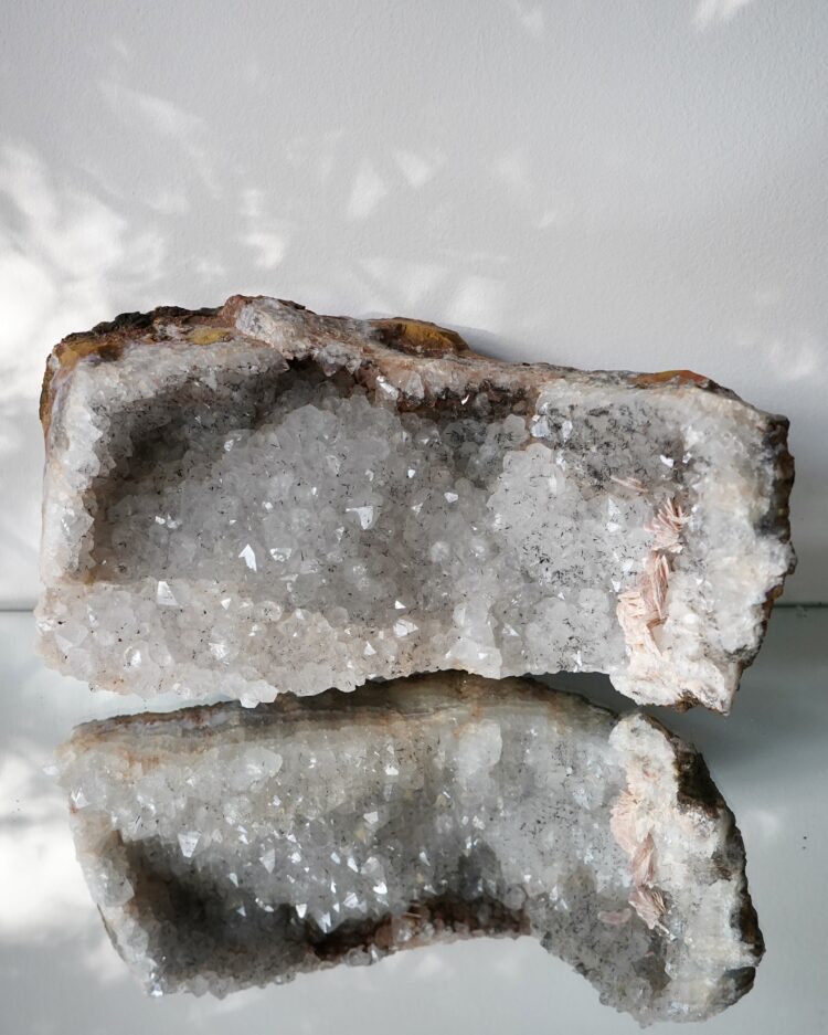 Large Goethite included Quartz with Baryte