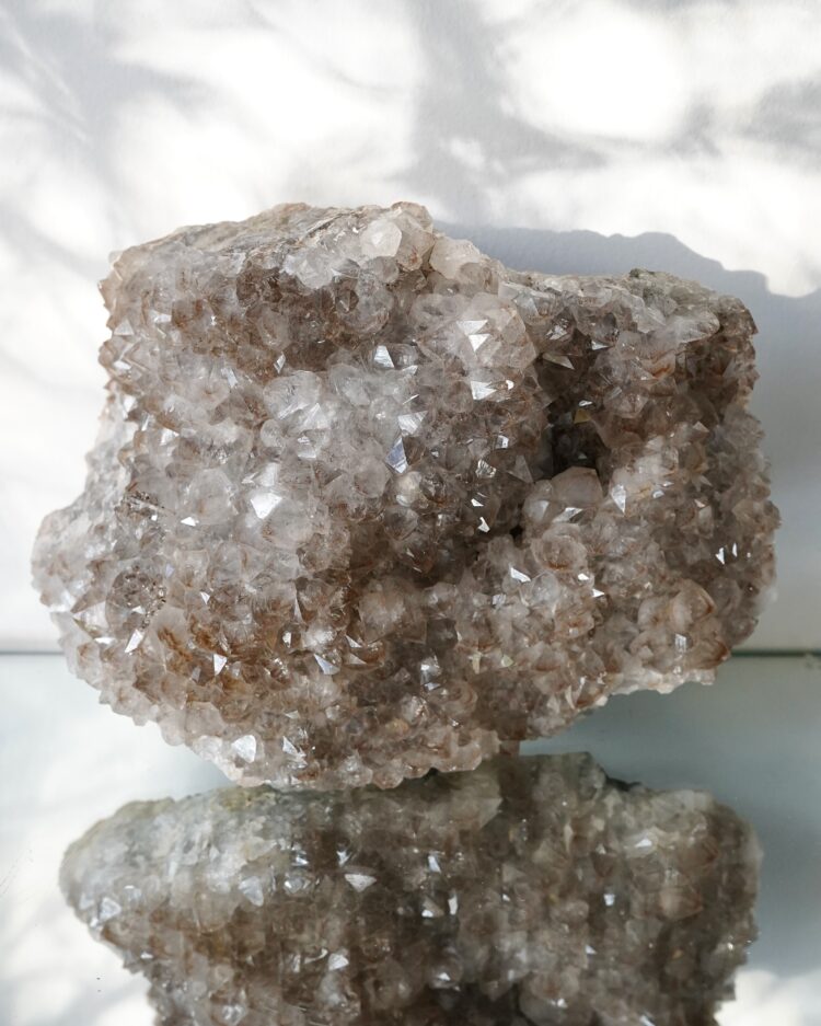 Large Goethite included Lilac Amethyst