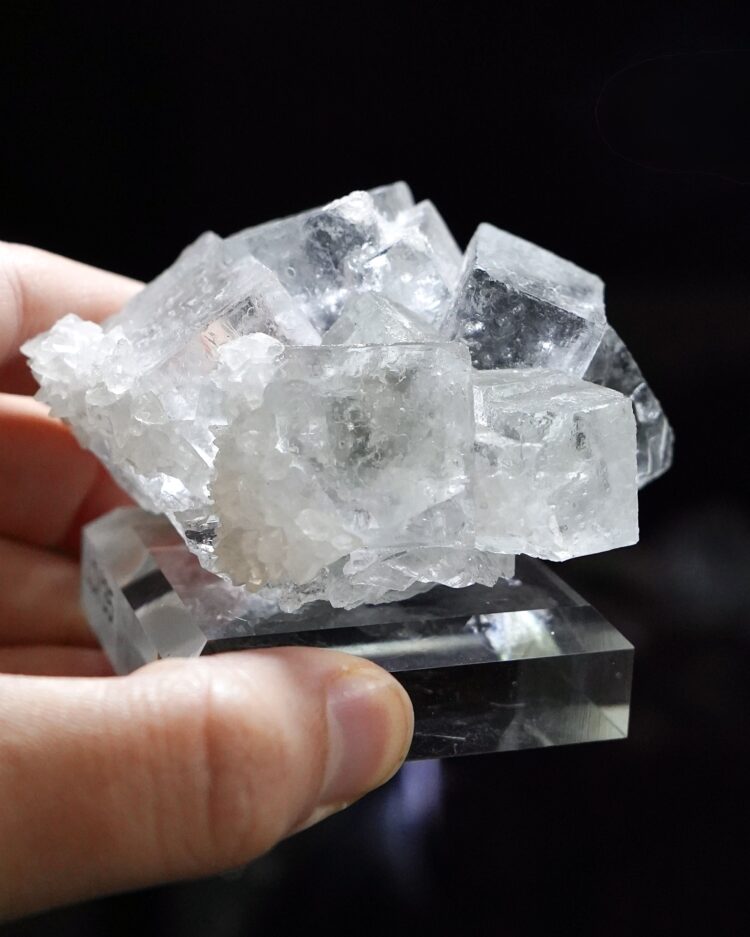 Fluorite with Calcite - Nikolaevskiy Mine, Dalnegorsk. Ex. Louise Amelia
